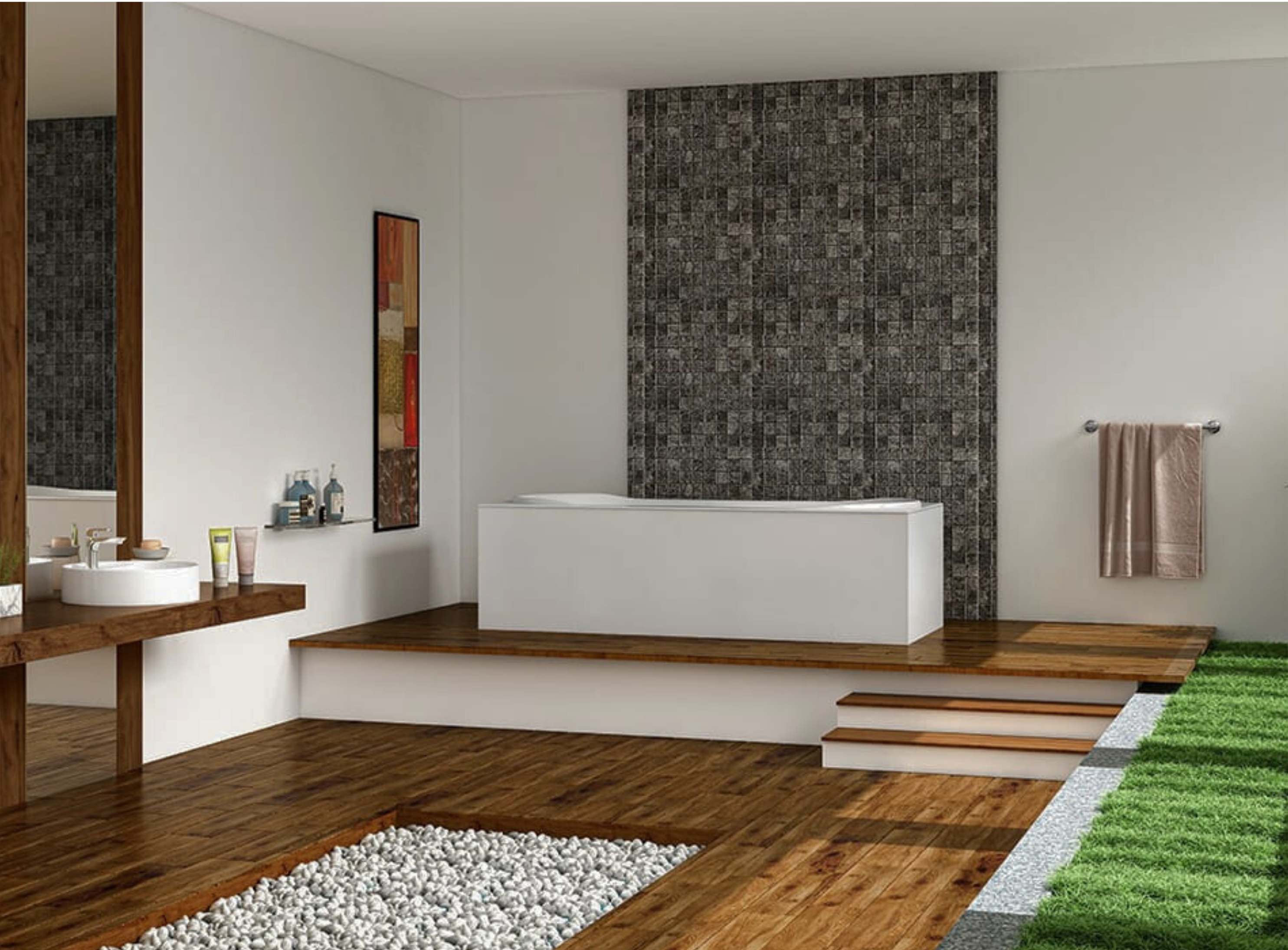 Top 10 Bathtub Renovation Ideas to Transform Your Bath | Hindware Blogs - Calming Bathtub Renovation Ideas