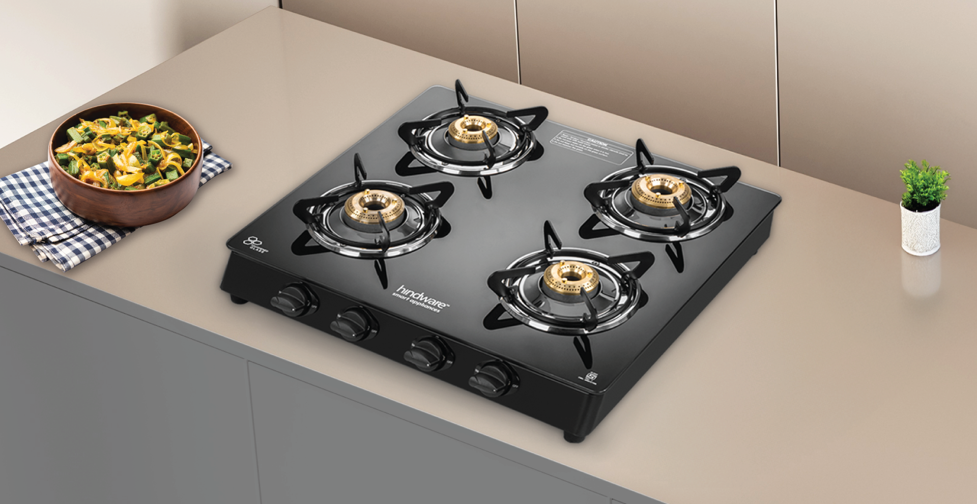 Buy Tino Plus 2B SS Cooktop | Hindware Appliances