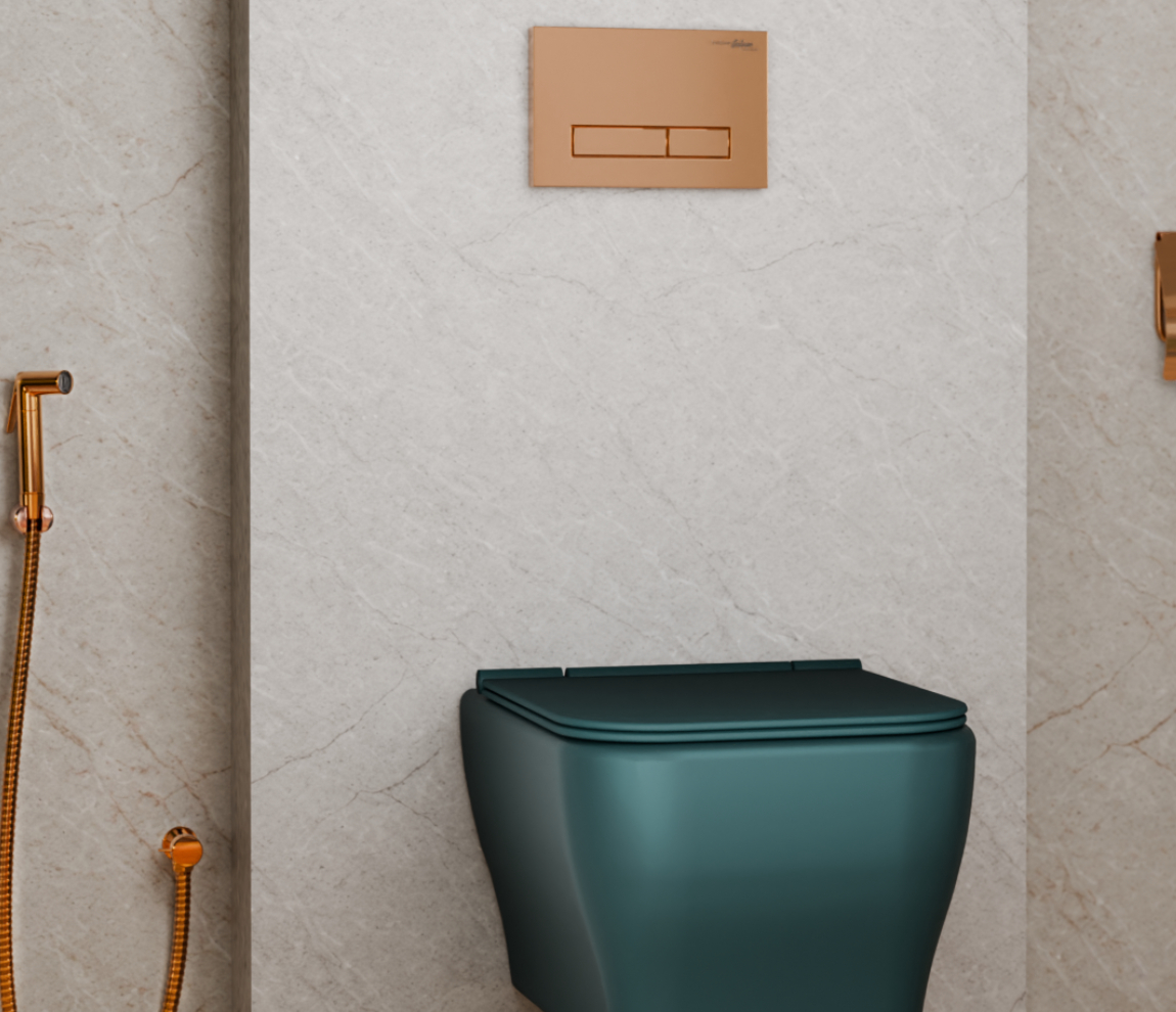 Loop Neo Flush Plate - Rose Gold
