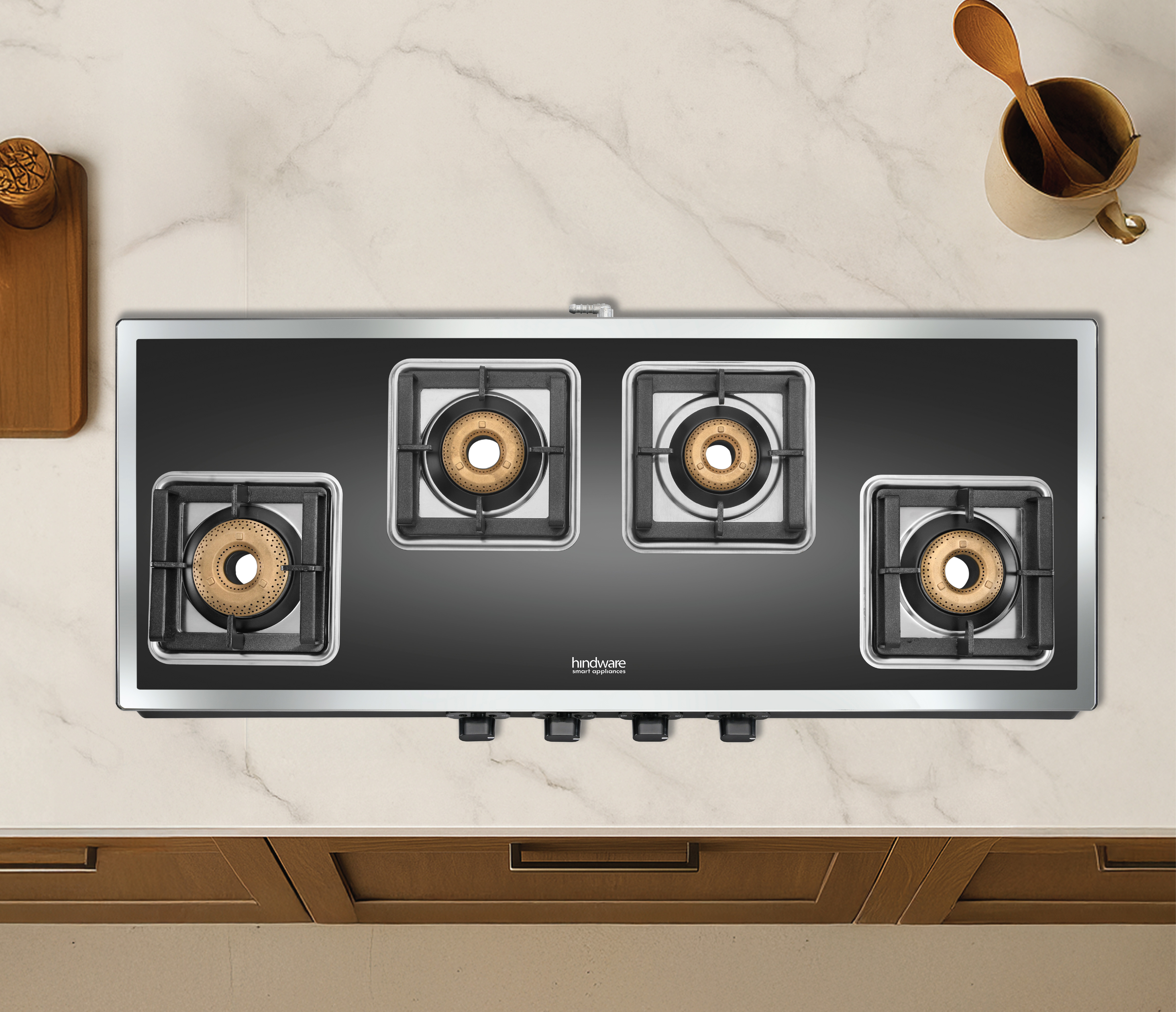 Buy Arsenio Plus DX 4B AI Cooktop | Hindware Appliances