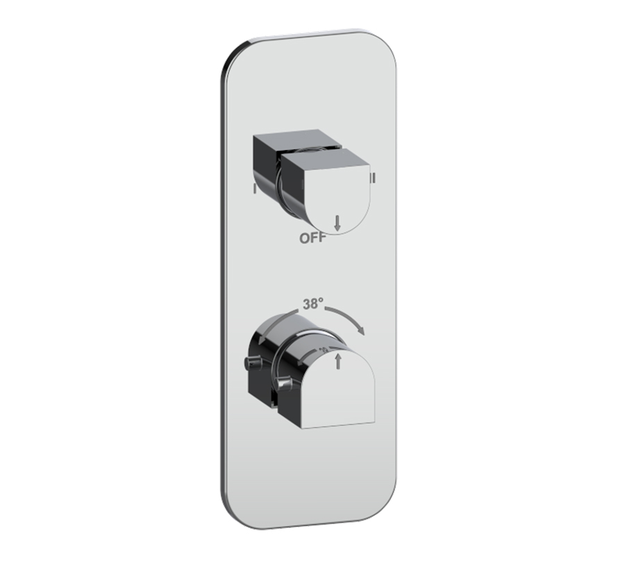 Edge Trim Set 2 Way Thermostat
