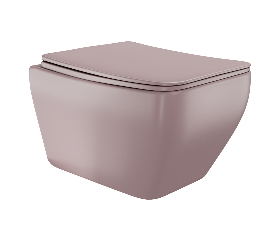 Prima Wall Mount Toilet -Peach Matte
