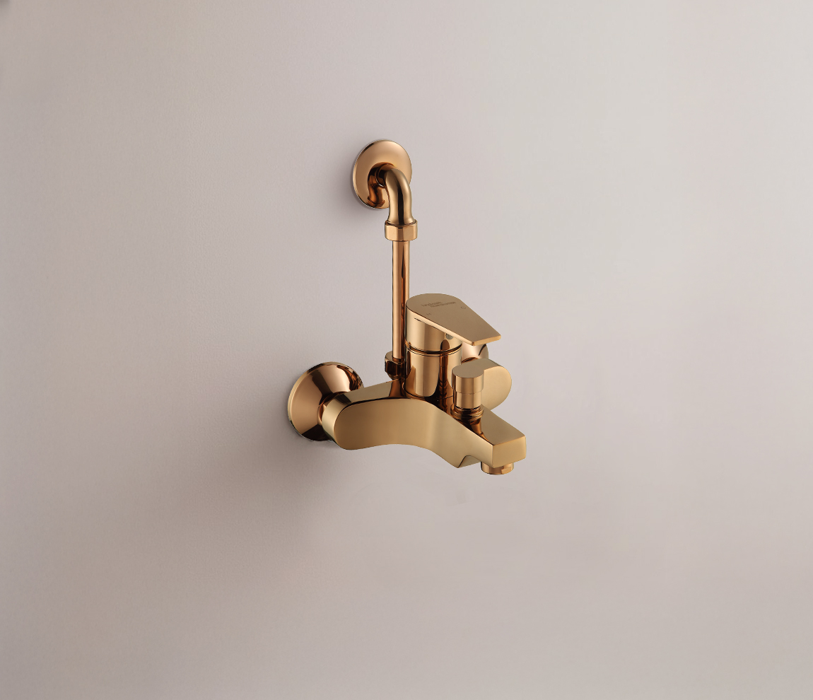 Element Bath & Over Head Shower Mixer - Rose Gold