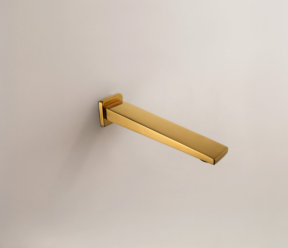 Edge Bath Tub Spout - Gold