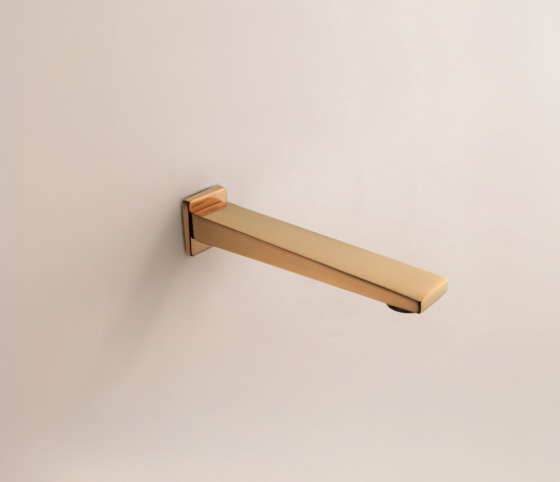 Edge Bath Tub Spout - Rose Gold