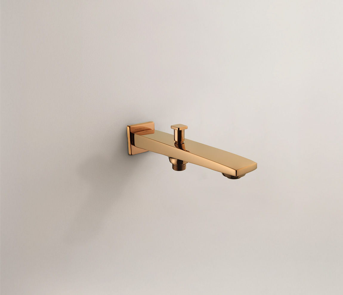 Edge Bath Tub Spout with Tip Ton- Rose Gold